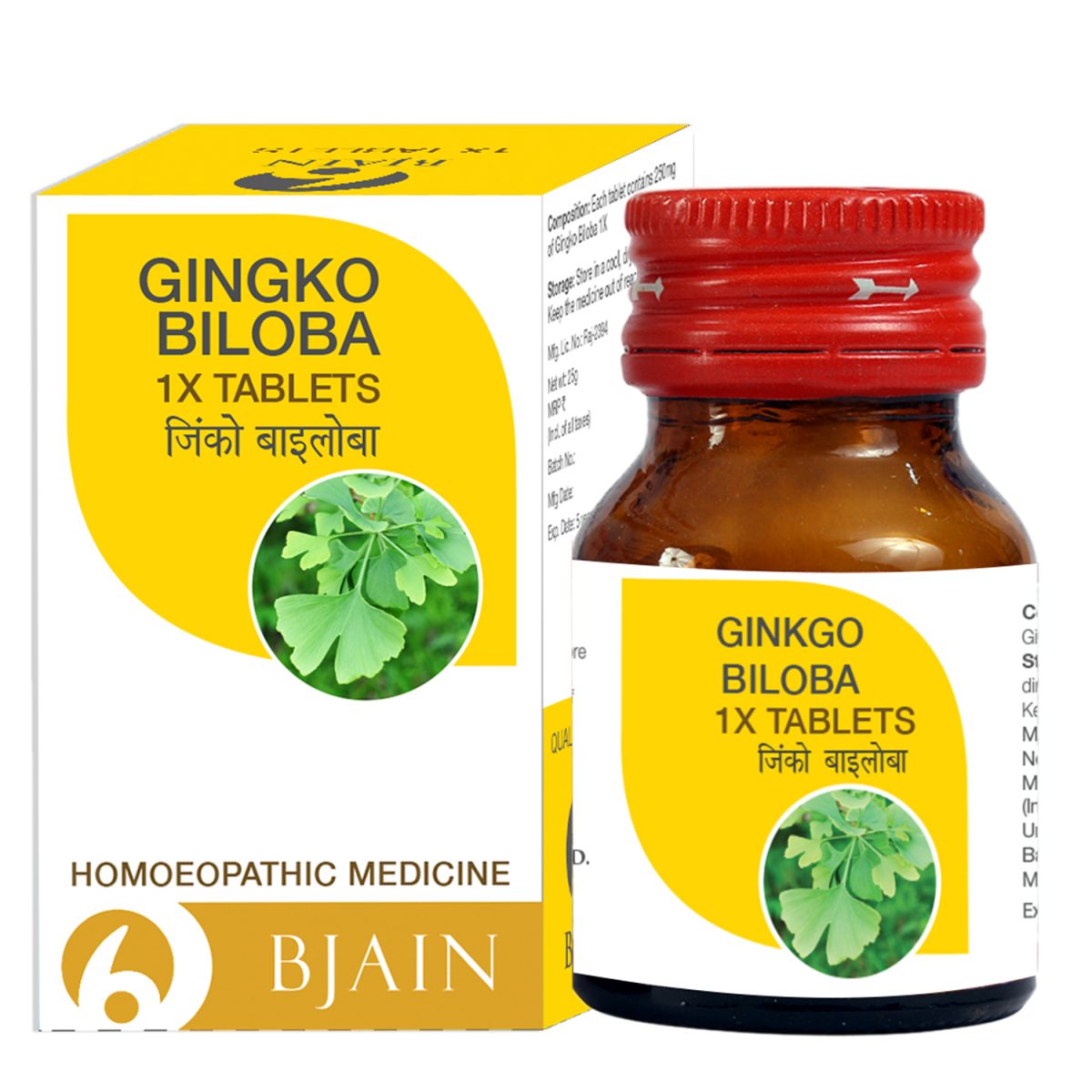 BJain Ginkgo Biloba 1X Tablets