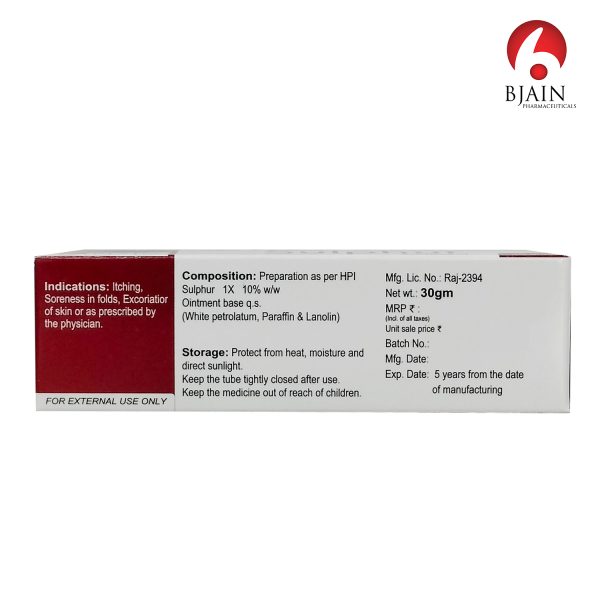 BJain Omeo Sulphur Ointment