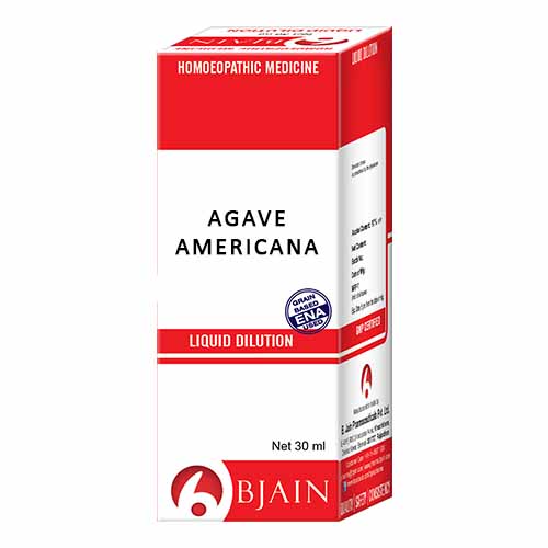BJain Homeopathic Agave Americana Liquid Dilution Online