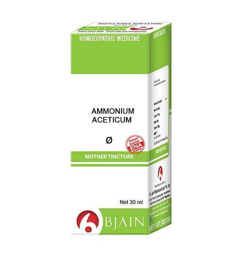 BJain Homeopathic Ammonium Aceticum Q Mother Tincture Online
