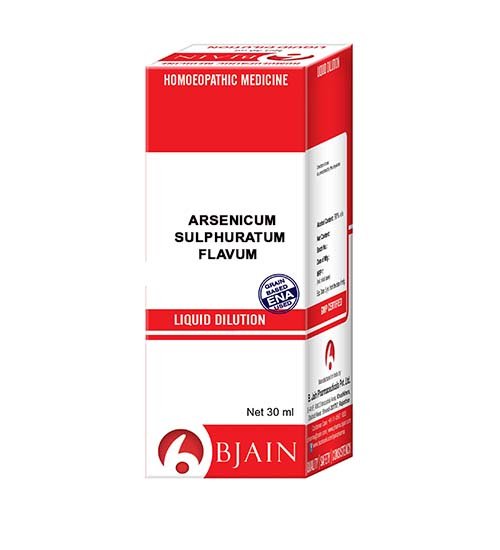 BJain Arsenicum Sulphuratum Flavum Liquid Dilution