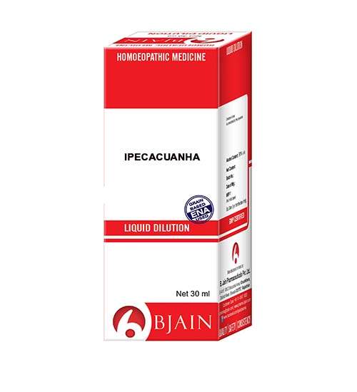 BJain Homeopathic Ipecacuanha Liquid Dilution Online