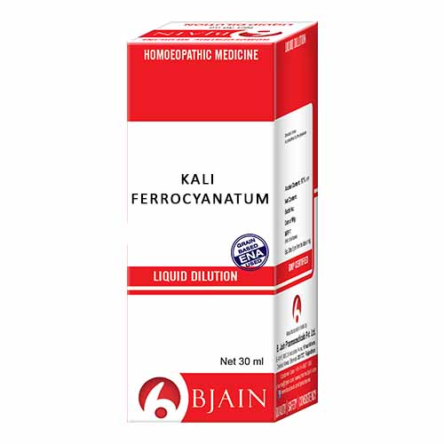 BJain Homeopathic Kali Ferrocyanatum Liquid Dilution Online