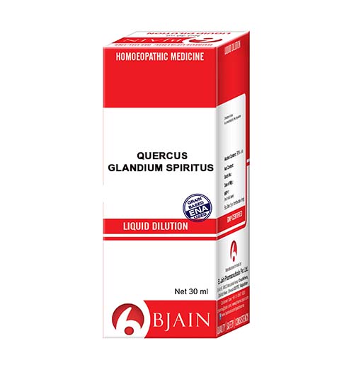 BJain Homeopathic Quercus Glandium Spiritus Liquid Dilution Online
