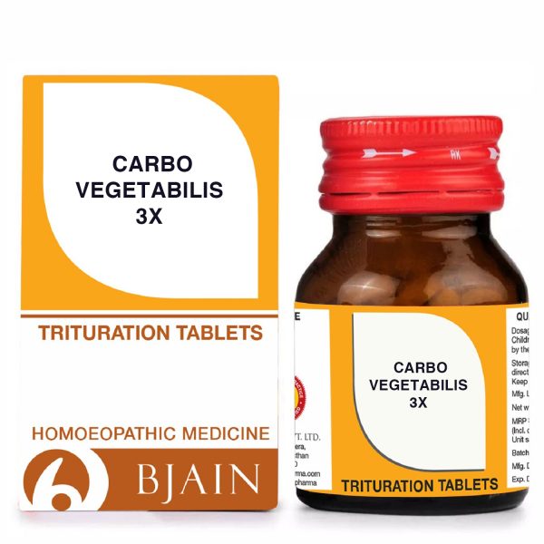 BJain Carbo Vegetabilis Trituration Tablets