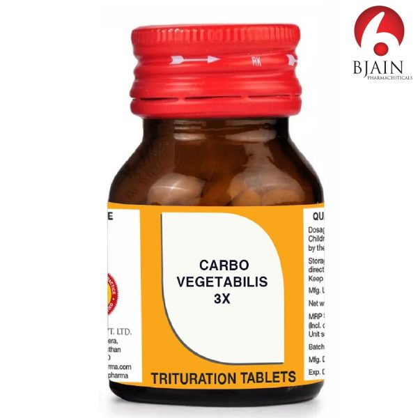 BJain Carbo Vegetabilis Trituration Tablets