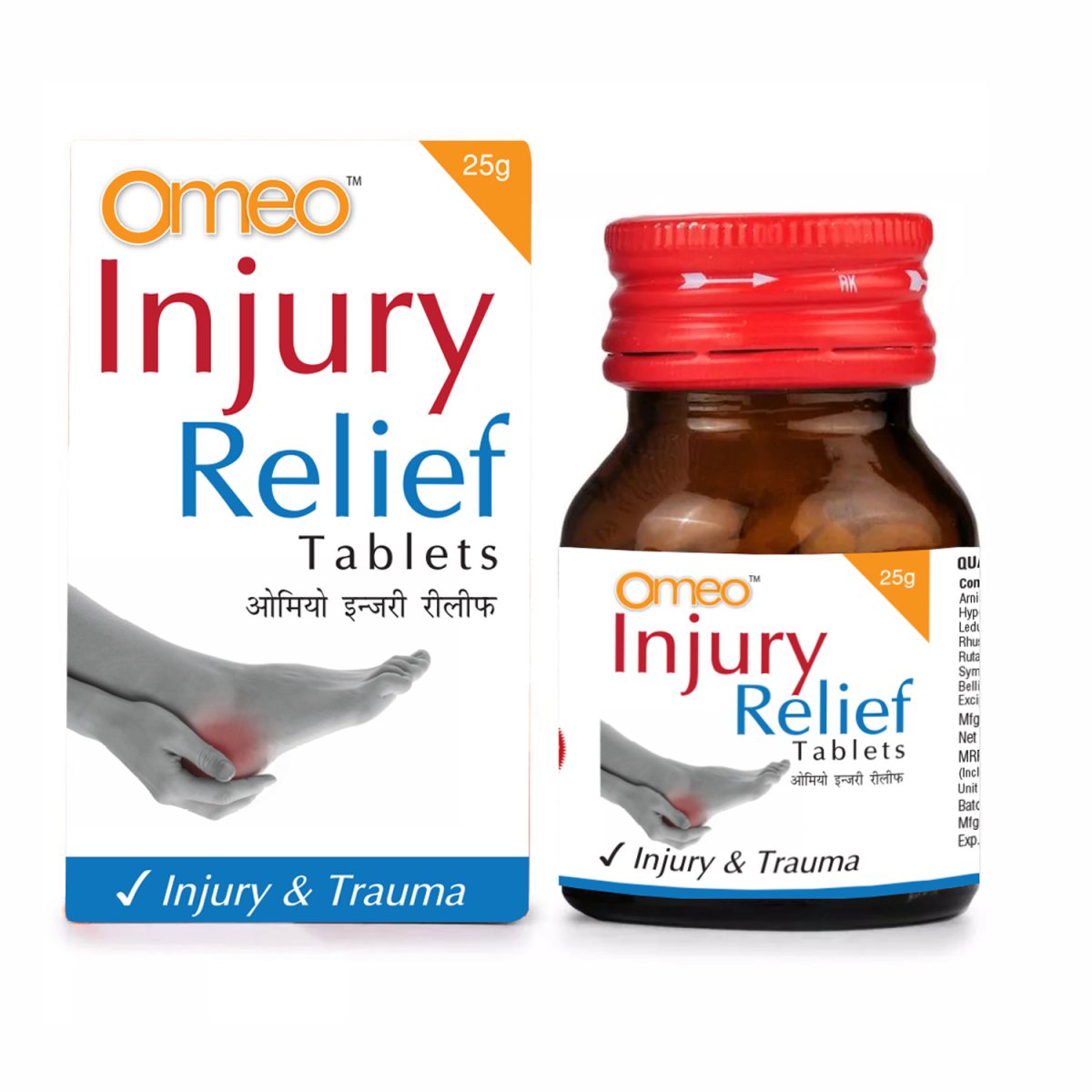 BJain Omeo Injury Relief Tablets