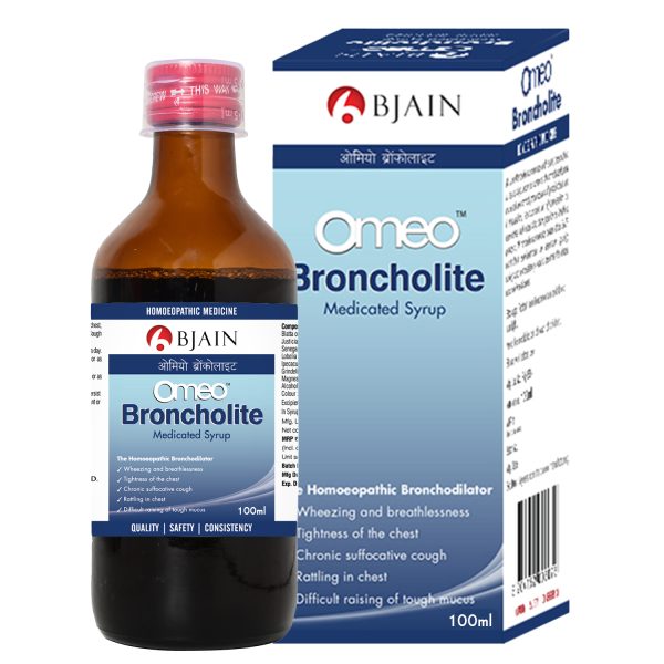 BJain Omeo Broncholite Medicated Syrup