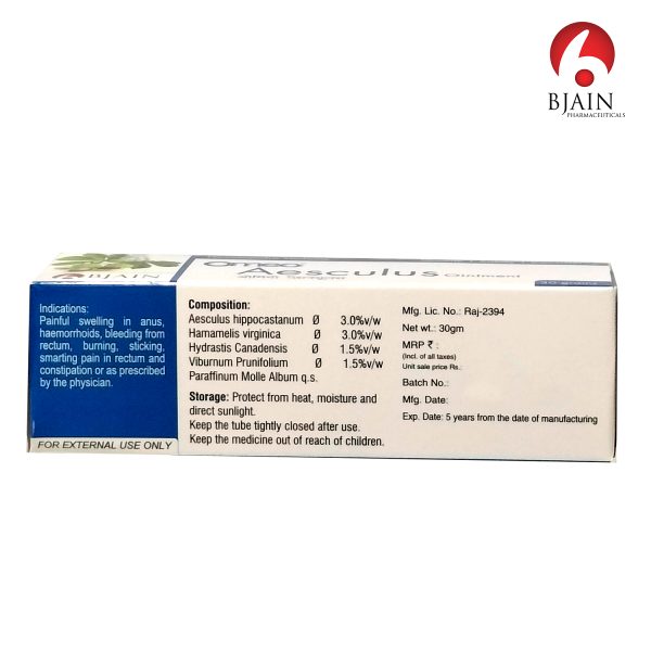 BJain Homeopathic Omeo Aesculus Ointment