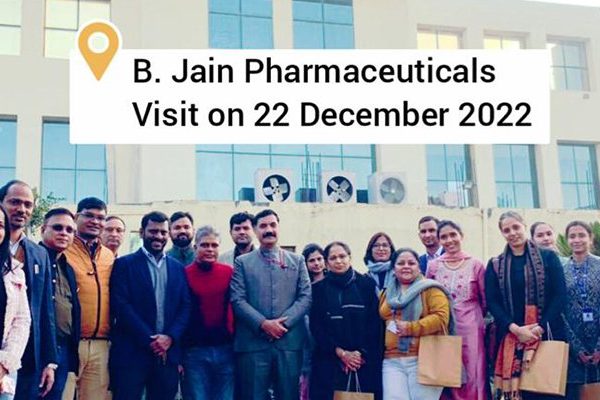 Visit by CCRH Officials to B Jain Pharmaceuticals