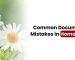 Common Documentation Mistakes in Homoeopathic Practice